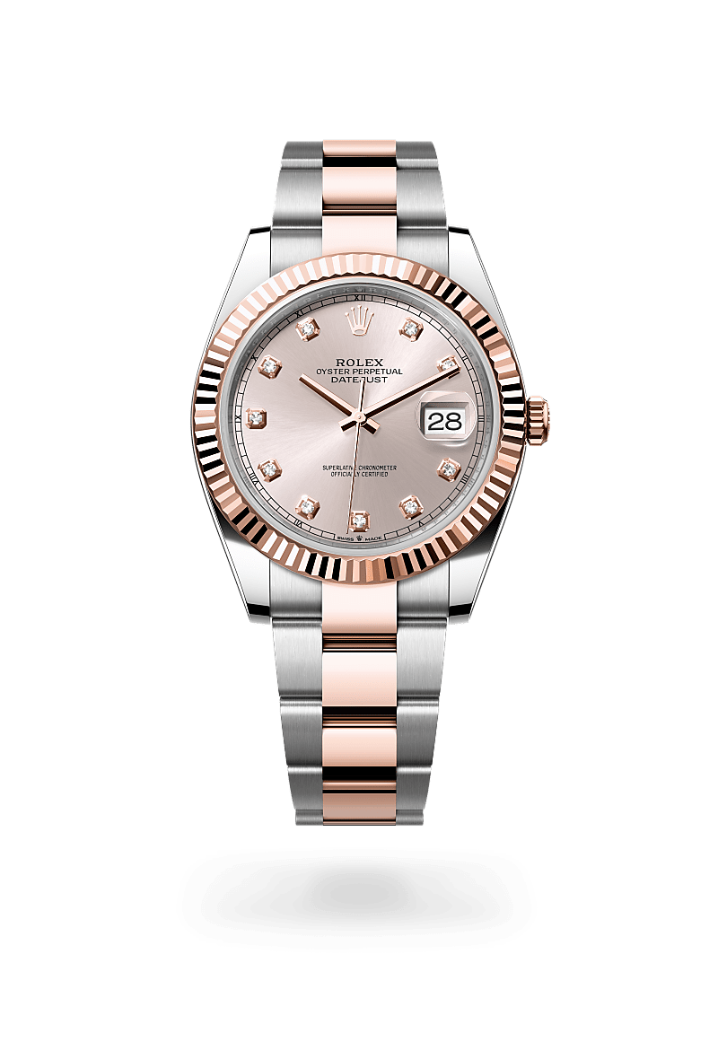 Rolex Datejust 41 in Everose Rolesor and Chocolate Dial, M126331-0007 | Polacheck's Jewelers