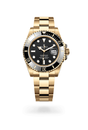 Rolex Submariner in Yellow Gold and Black Dial, M126618ln-0002 | Polacheck's Jewelers