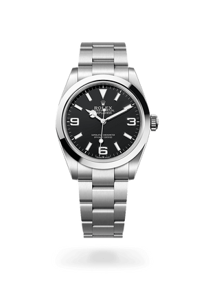 Rolex Explorer in Oystersteel and Black Dial, M224270-0001 | Polacheck's Jewelers