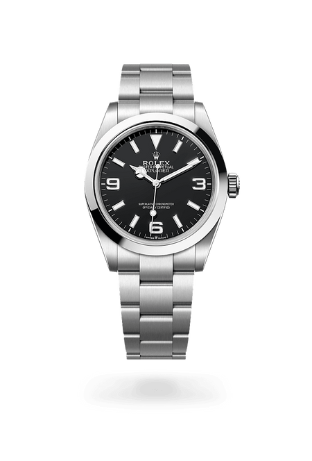 Rolex Explorer in Oystersteel and Black Dial, M224270-0001 | Polacheck's Jewelers