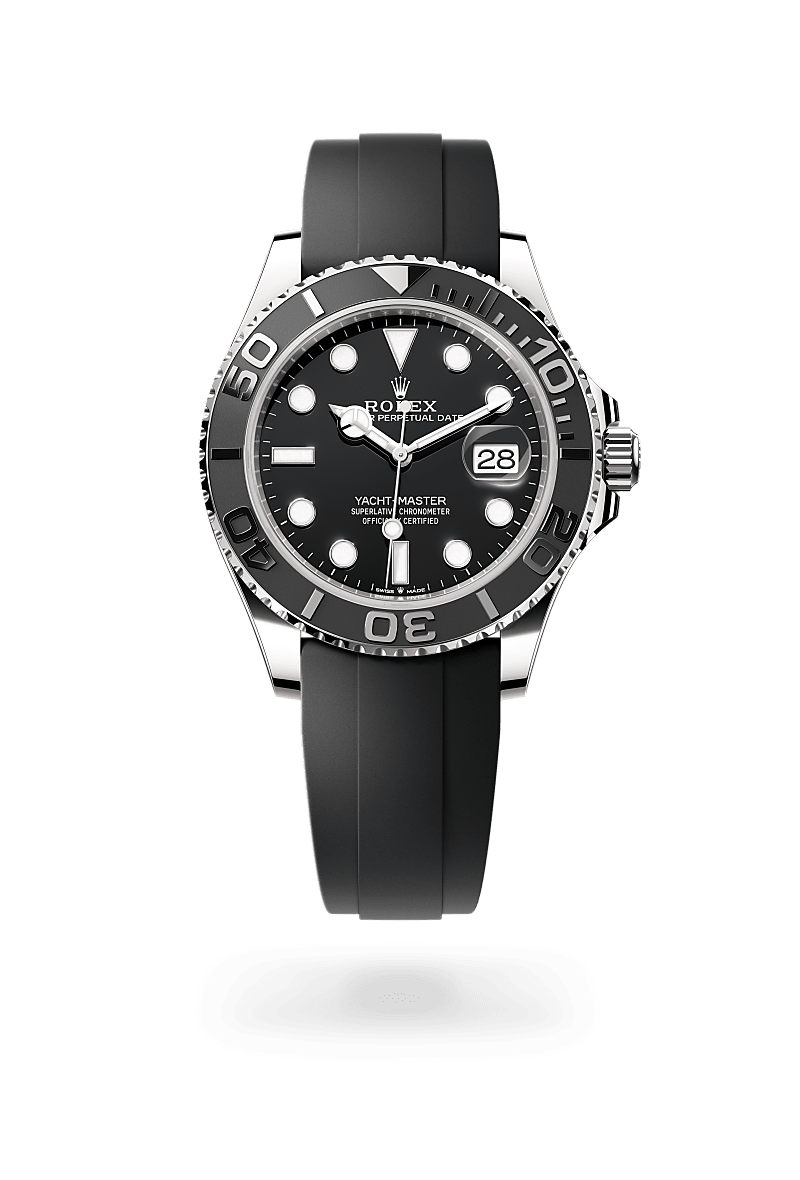 Rolex Yacht-Master in White Gold and Black Dial, M226659-0002 | Polacheck's Jewelers