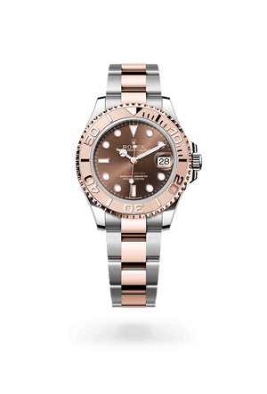 Rolex Yacht-Master in Everose Rolesor and Chocolate Dial, M268621-0003 | Polacheck's Jewelers