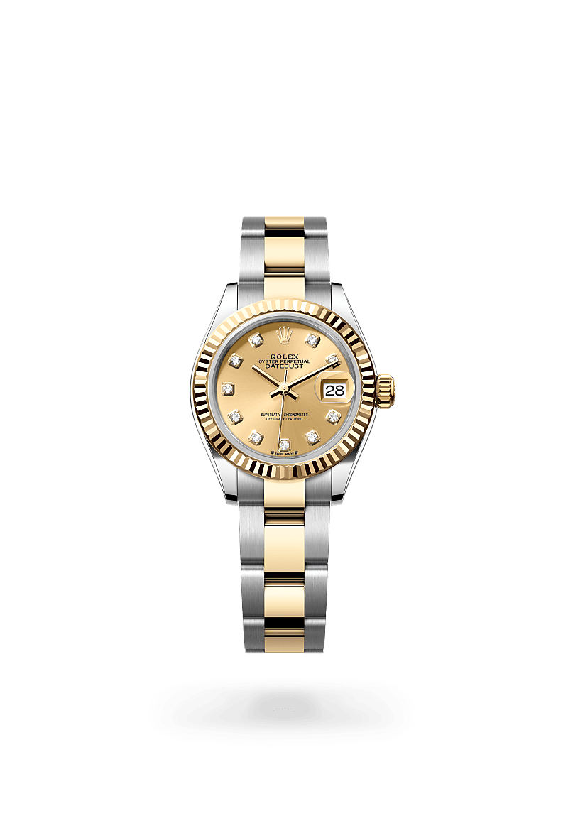 Rolex Lady-Datejust in Yellow Rolesor and Champagne Colour Dial, M279173-0012 | Polacheck's Jewelers
