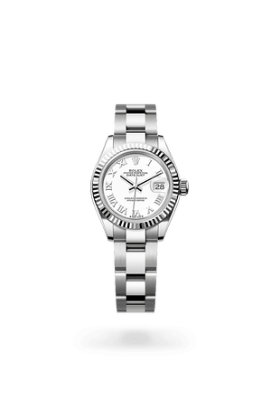 Rolex Lady-Datejust in White Rolesor and White Dial, M279174-0020 | Polacheck's Jewelers