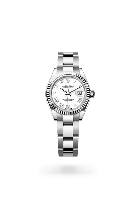 Rolex Lady-Datejust in White Rolesor and White Dial, M279174-0020 | Polacheck's Jewelers