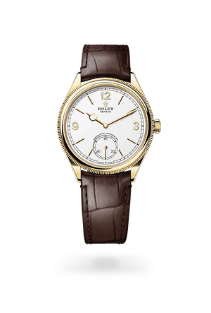 Rolex 1908 watch in Yellow gold and Intense White Dial, m126900-0001 | Polacheck's Jewelers