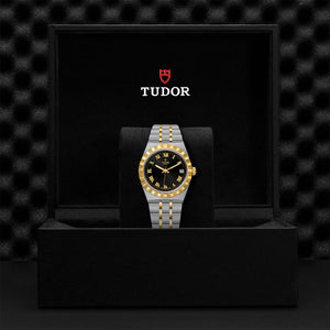 TUDOR Royal M28403-0003 – 34mm Black Dial Two-Tone Watch
