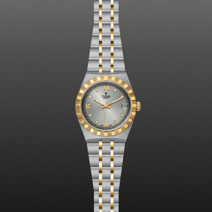 TUDOR Royal M28403-0002 – 34mm Silver Diamond Dial Watch