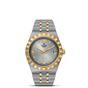 TUDOR Royal M28403-0002 – 34mm Silver Diamond Dial Watch