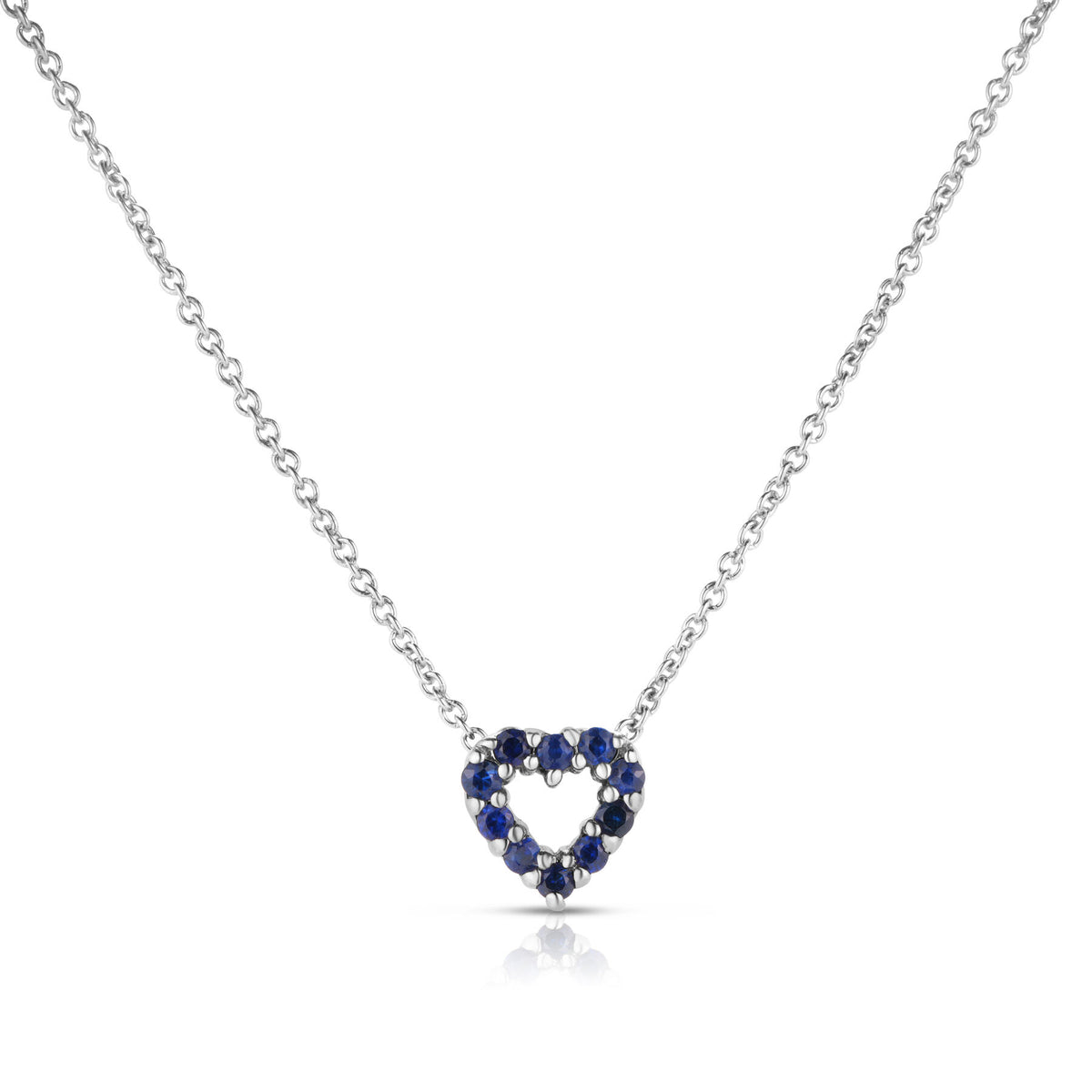 Black Sapphire & Diamond Pendant