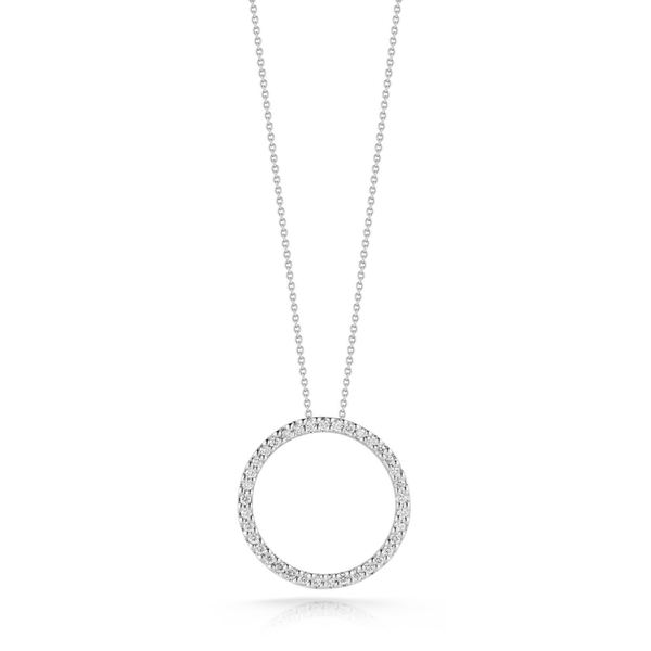 Diamond Circle Pendant | .26tw