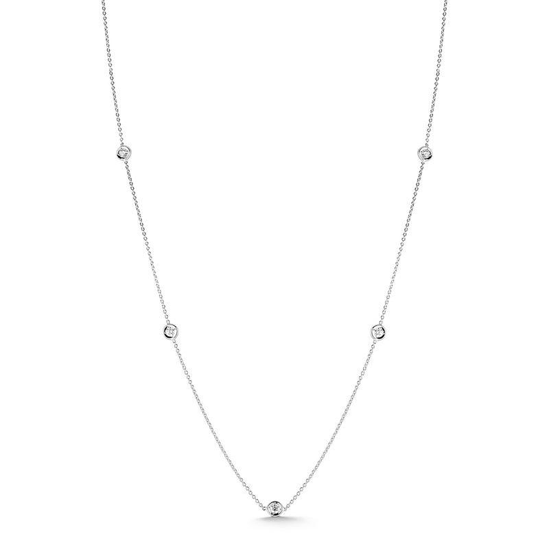 Diamond by the Yard Necklace | .23tw