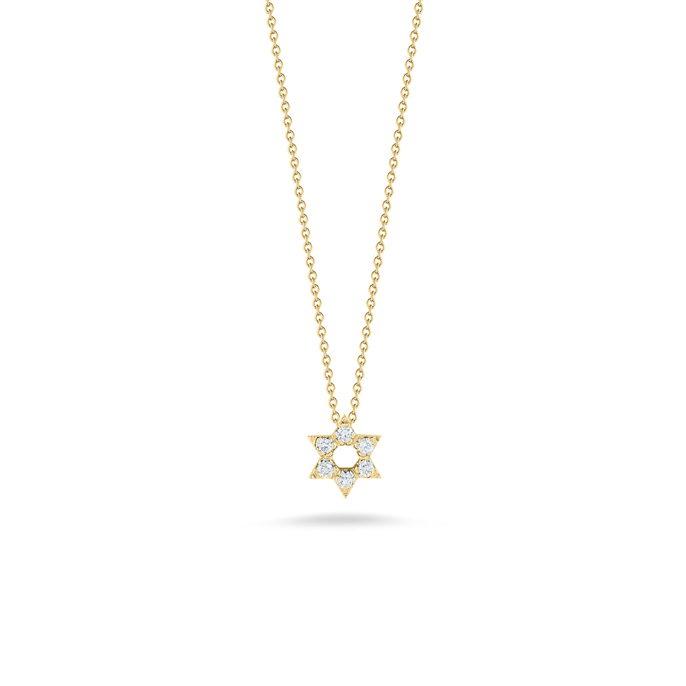 Diamond Star of David Pendant | 0.12tw