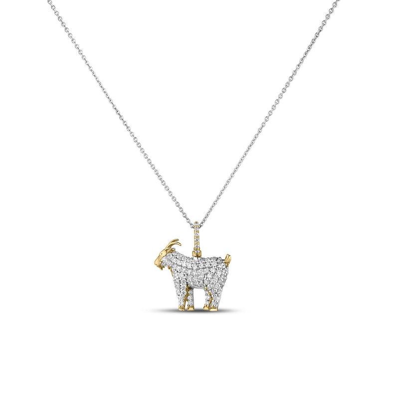 Diamond Goat Pendant | .58tw
