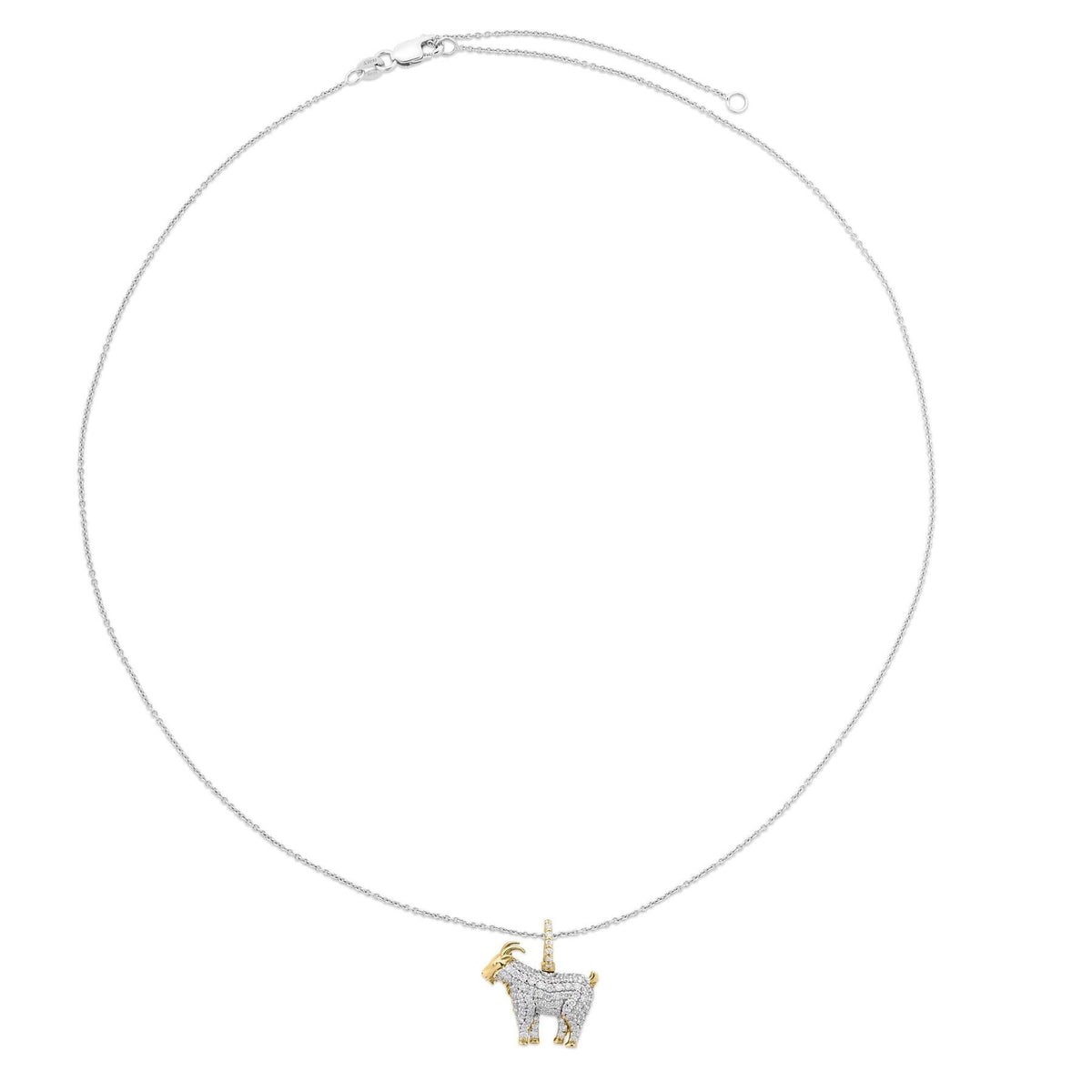 Diamond Goat Pendant | .58tw