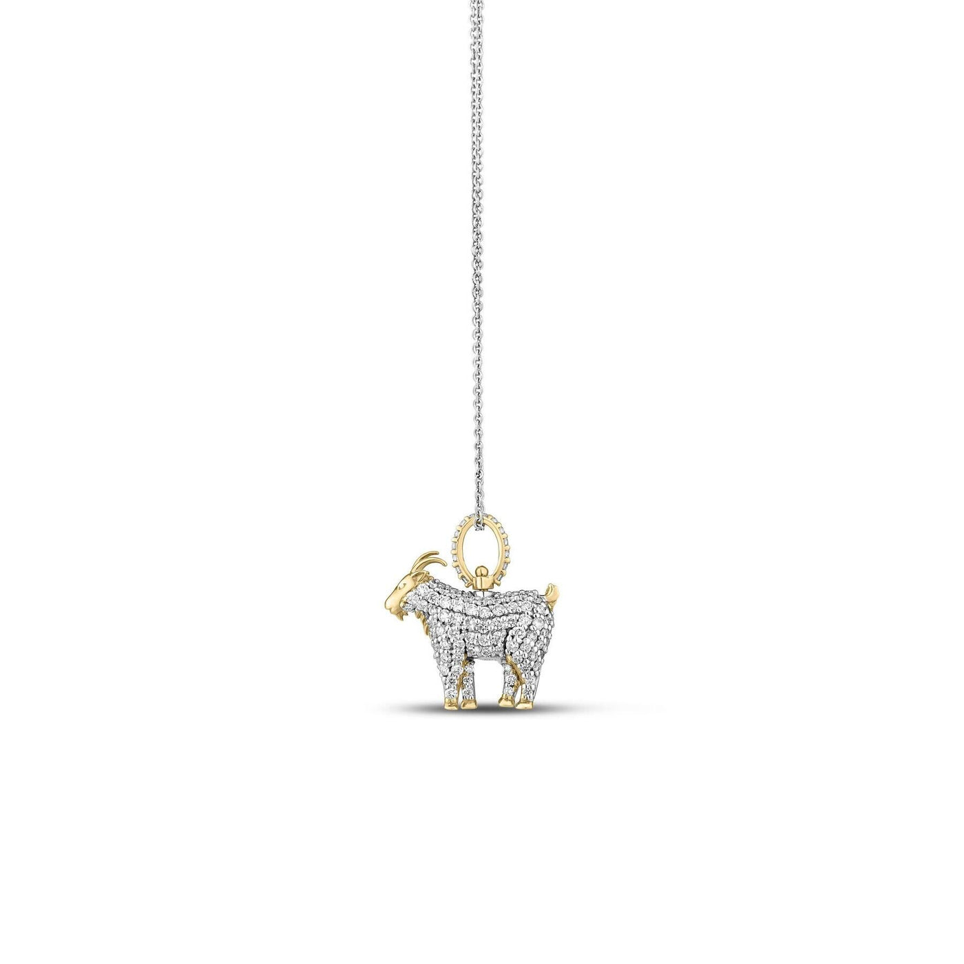 Diamond Goat Pendant | .58tw
