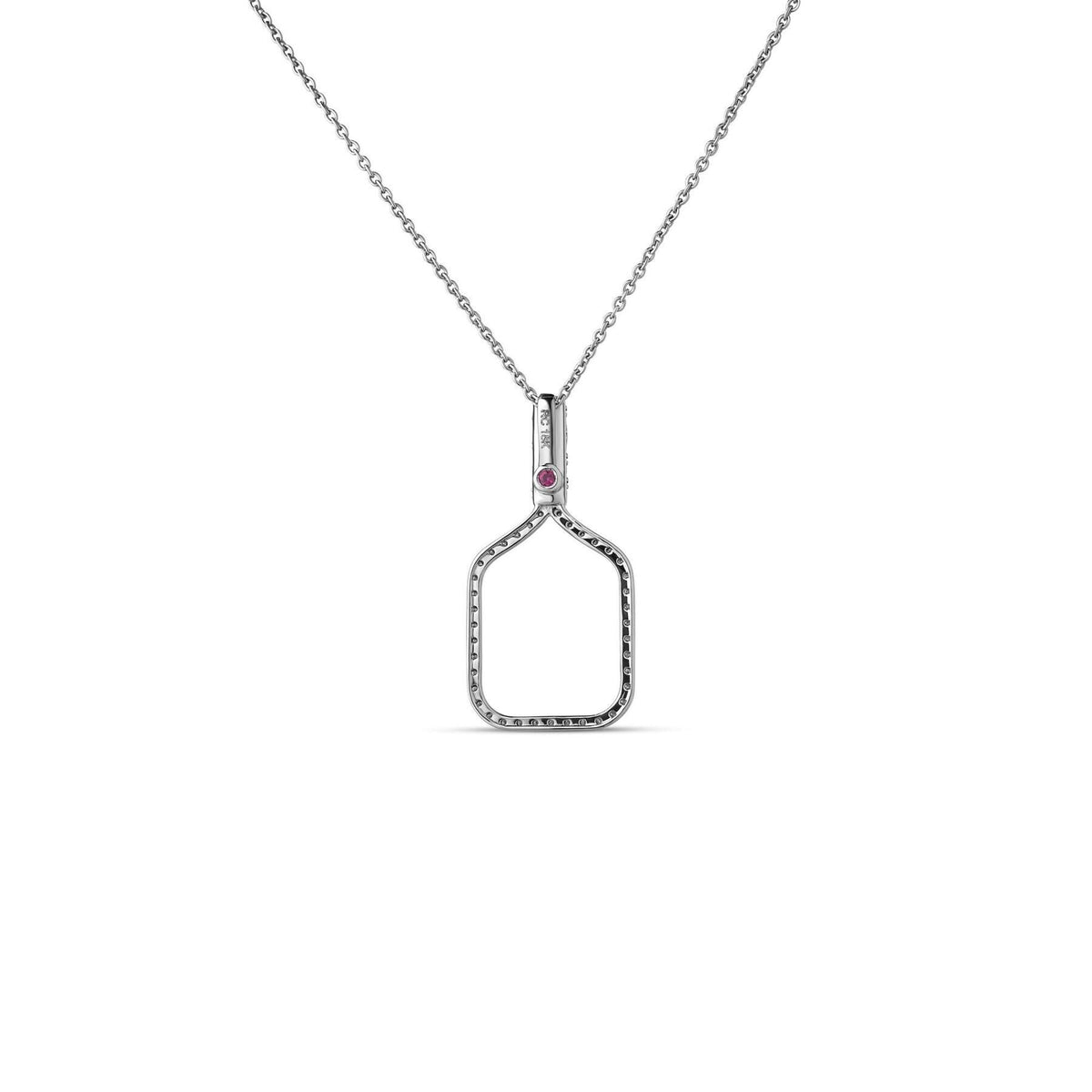 Diamond Pickleball Paddle Frame Pendant | .16tw