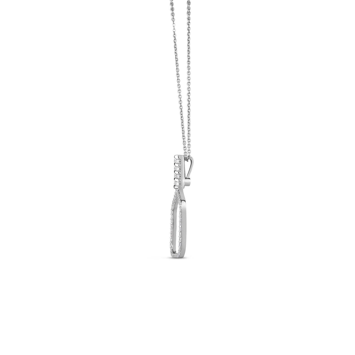 Diamond Pickleball Paddle Frame Pendant | .16tw