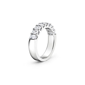 Emerald Cut Diamond 1/2 Band | 1.66TW