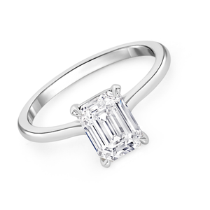 Emerald Cut Diamond Solitaire Ring | 2.01ct