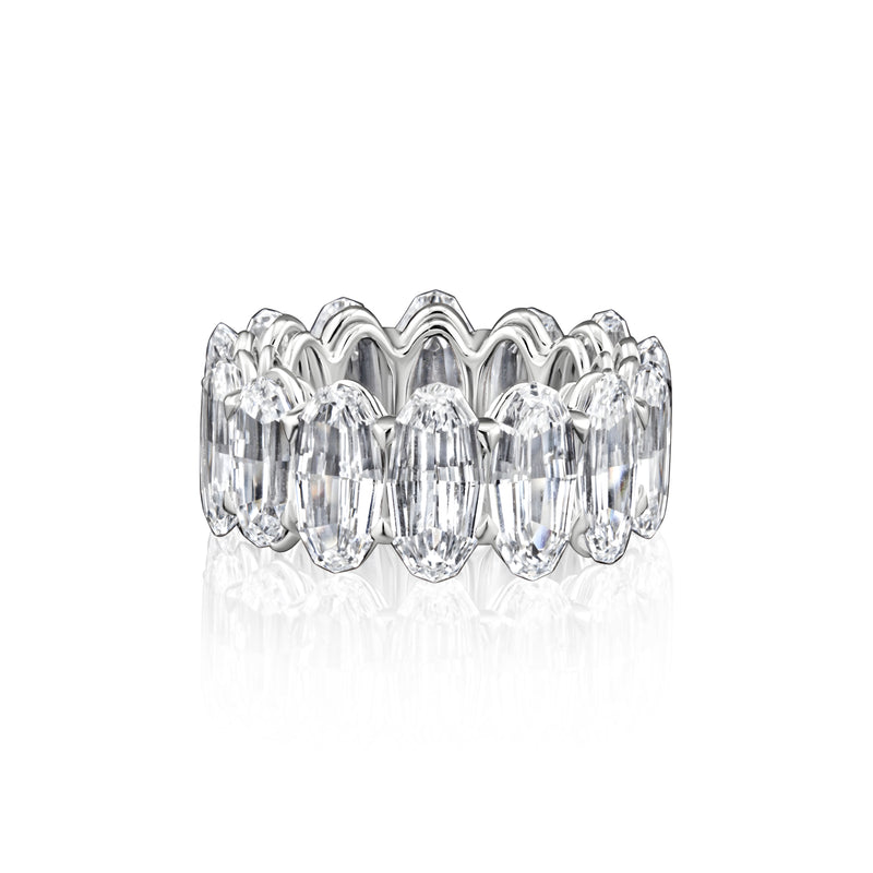Step-Cut Oval Diamond Eternity Band | 14.10tw
