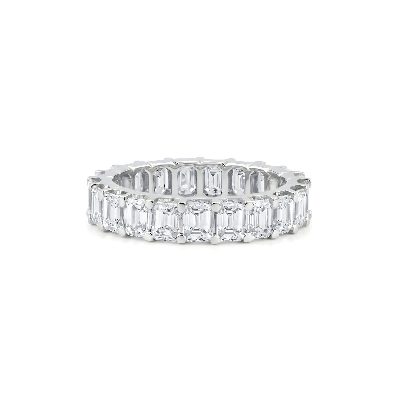 Emerald Cut Diamond Eternity Band | 3.95tw