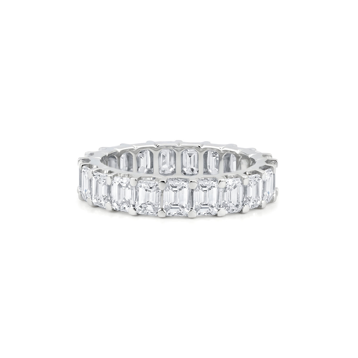 Emerald Cut Diamond Eternity Band | 3.95tw
