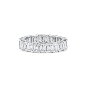 Emerald Cut Diamond Eternity Band | 3.95tw