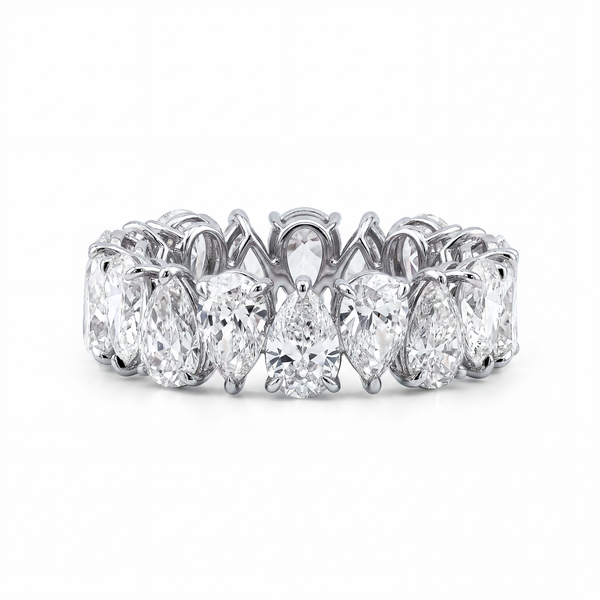 Up & Down Pear Shape Diamond Eternity Band | 6.30tw