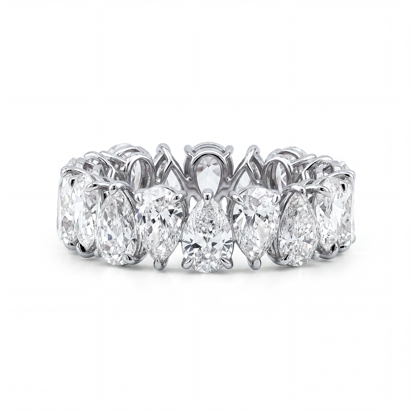 Up & Down Pear Shape Diamond Eternity Band | 6.30tw