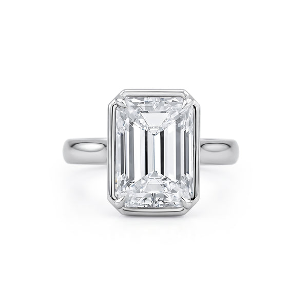 Emerald Cut Diamond Solitaire Ring | 6.75ct