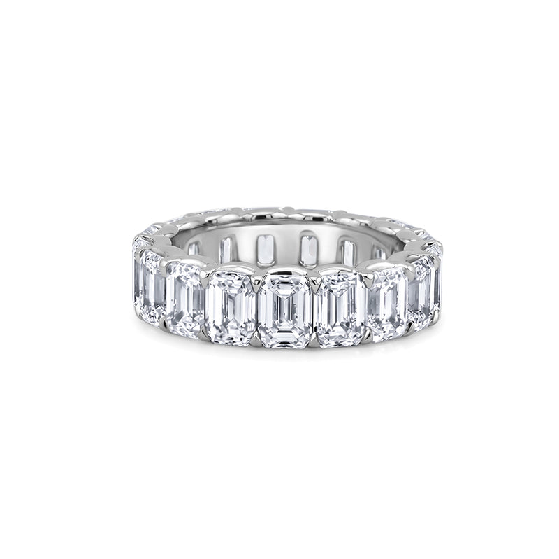 Emerald Cut Diamond Eternity Band | 8.58tw