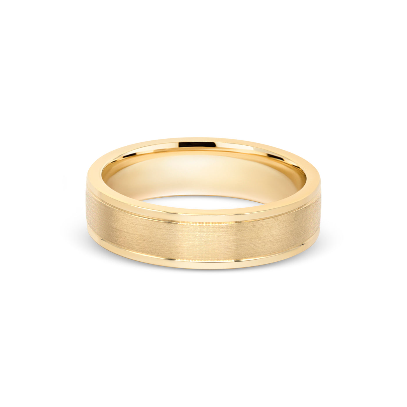 Satin Center Polished Edge Band
