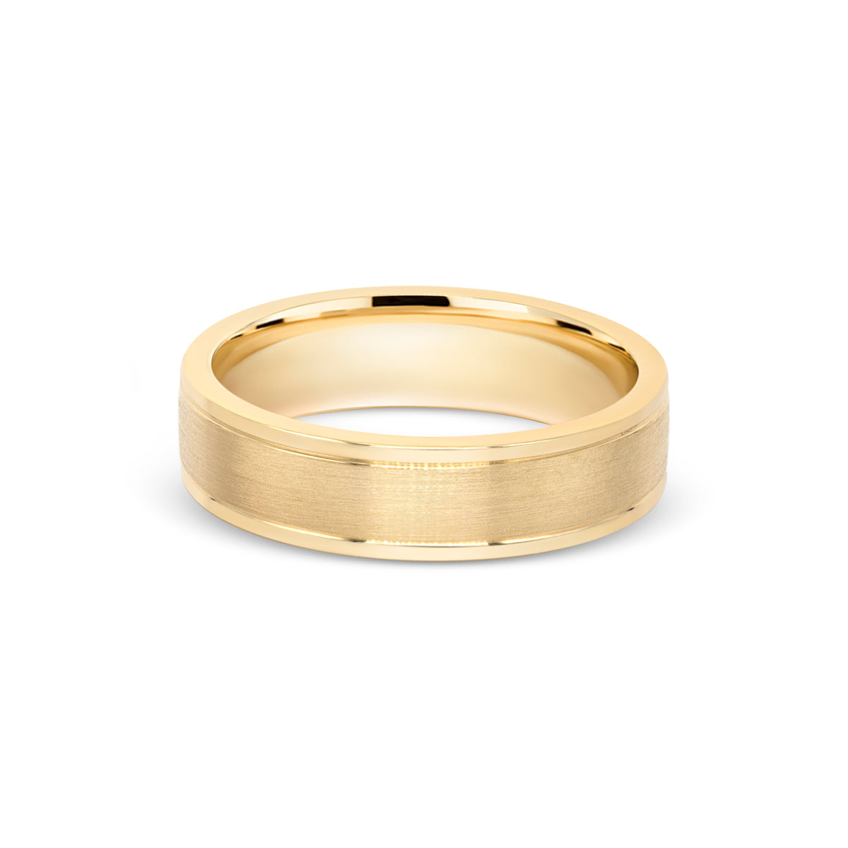 Satin Center Polished Edge Band