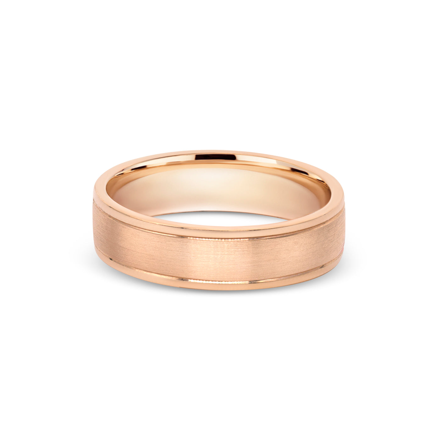 Satin Center Polished Edge Band