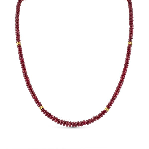 Ruby Bead Necklace | 100.00tw