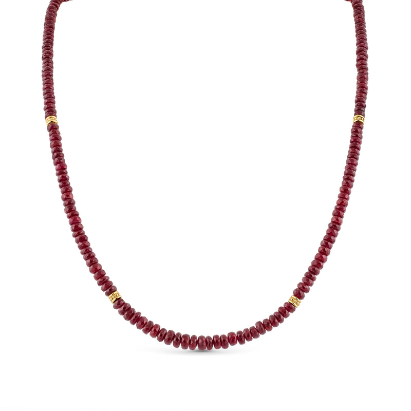 Ruby Bead Necklace | 100.00tw