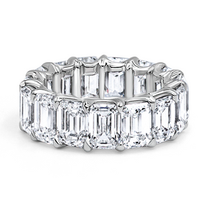 Emerald Cut Diamond Eternity Band | 15.40tw