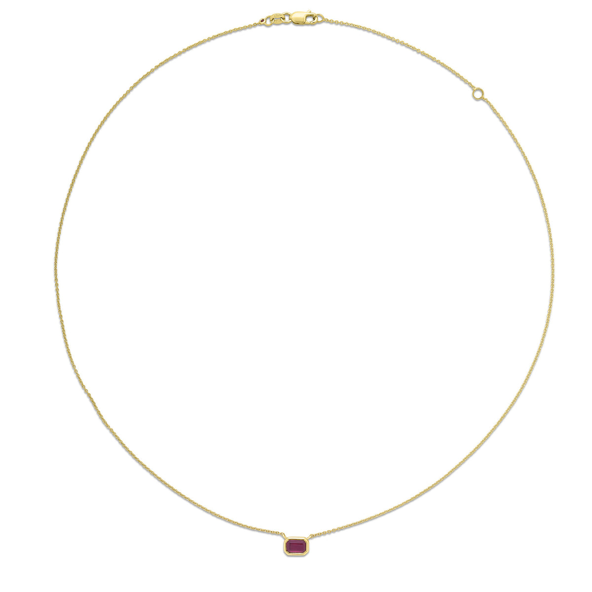 East-West Ruby Pendant | .55tw