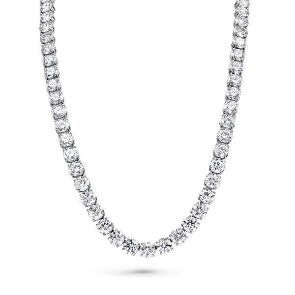 Round Diamond Tennis Necklace | 61tw
