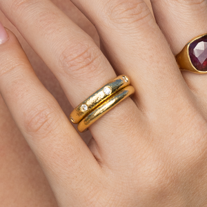 Rounded Gold Band