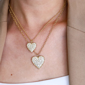 Confetti Heart Diamond Pendant