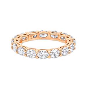 East West Oval Cut Diamond Eternity Band | 2.37tw