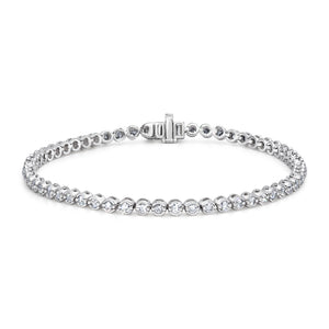 Bezel Set Diamond Tennis Bracelet | 1.50TW