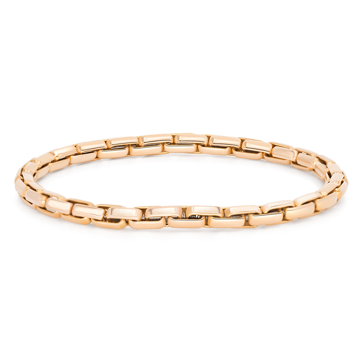 Fancy Oval Link Stretch Bracelet