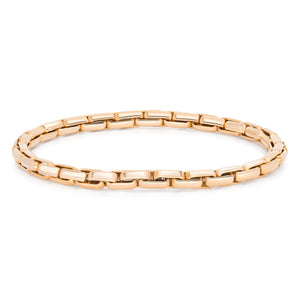 Fancy Oval Link Stretch Bracelet