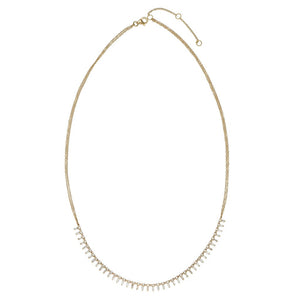 Zeena White Diamond Necklace