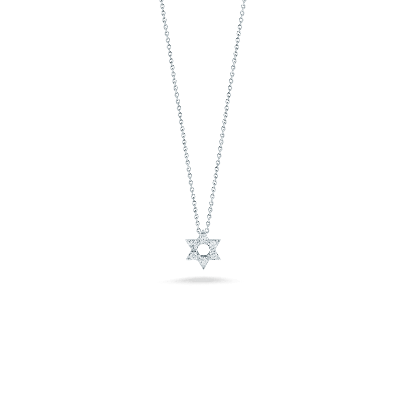 Diamond Star of David Pendant