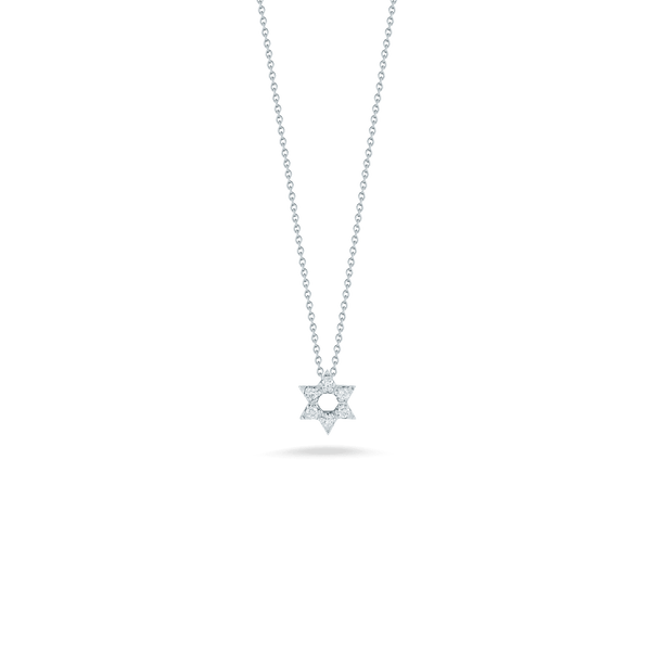 Diamond Star of David Pendant
