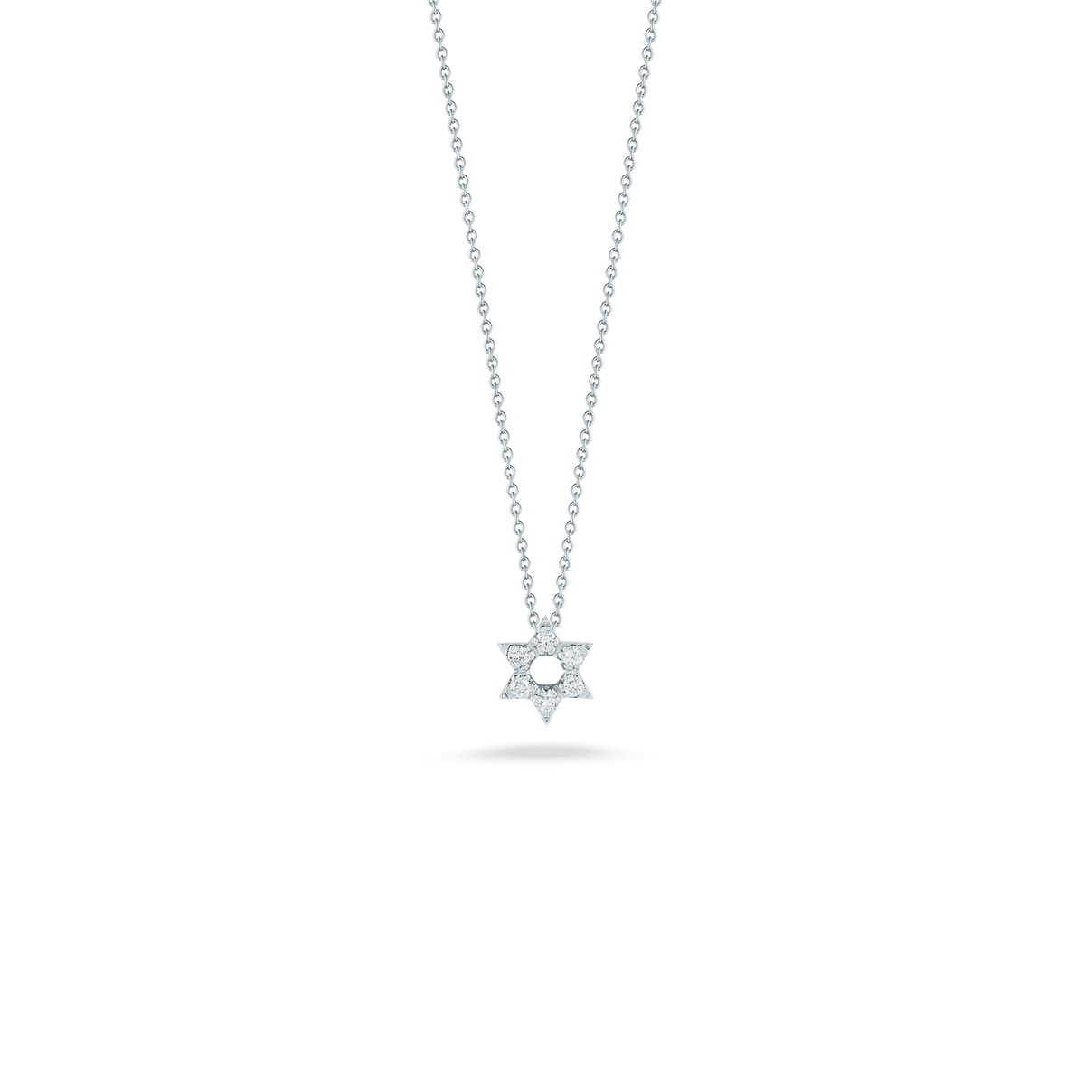 Diamond Star of David Pendant